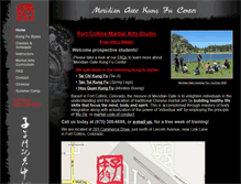 Tablet Screenshot of meridiangatekungfu.com